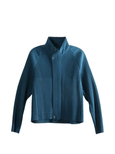 Homme Plissé Issey Miyake pleated raglan-sleeve jacket