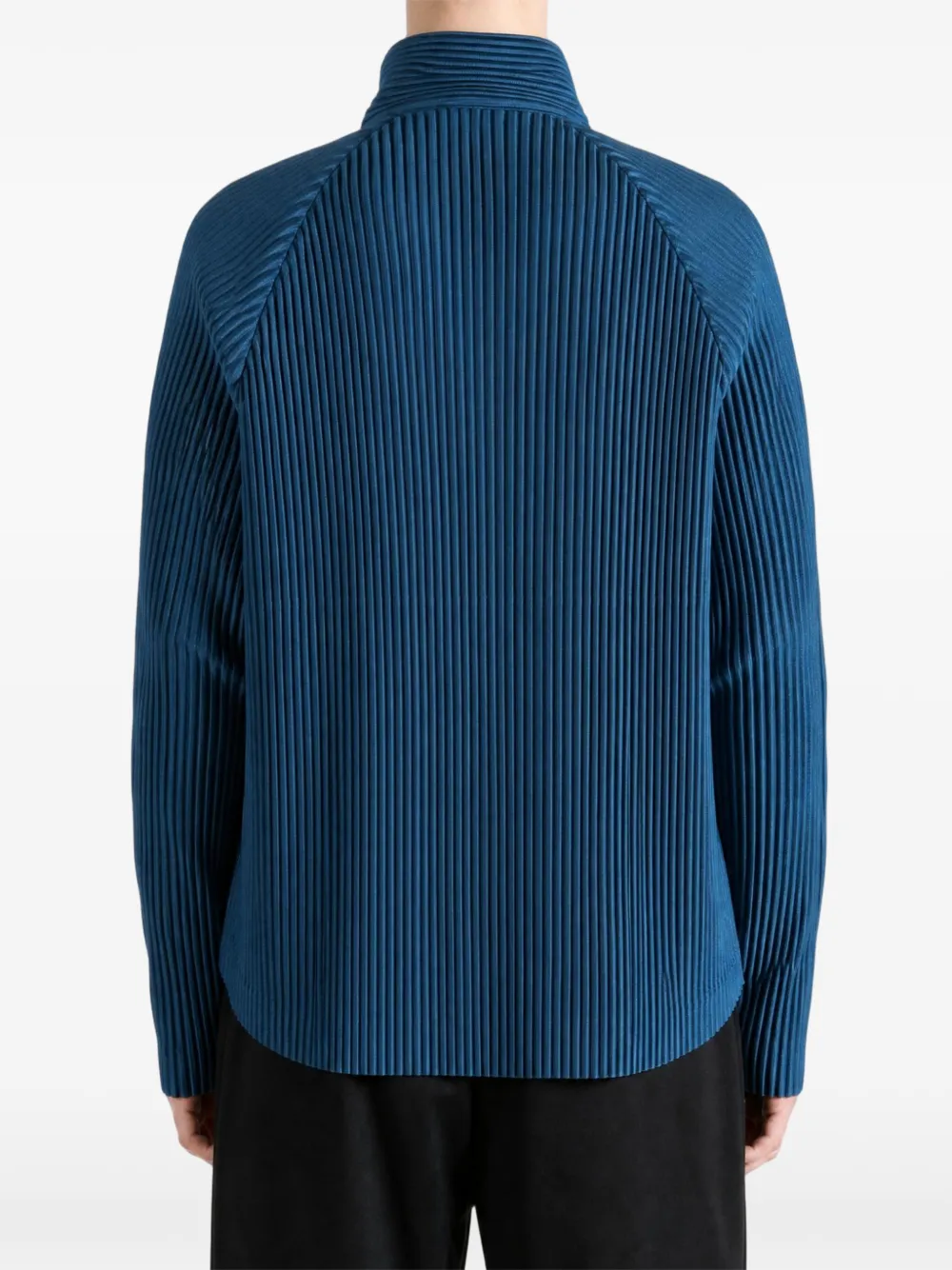 Homme Plissé Issey Miyake Geplooid jack met raglan mouwen Blauw