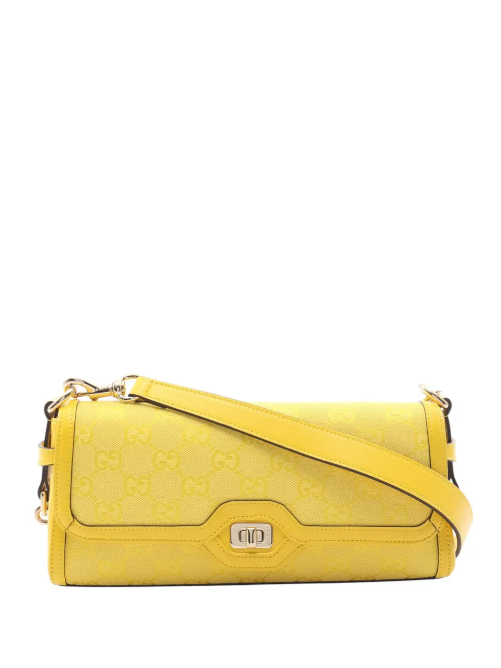 Gucci Pre-Owned 2016-2026 GG Canvas Luce shoulder bag - Giallo