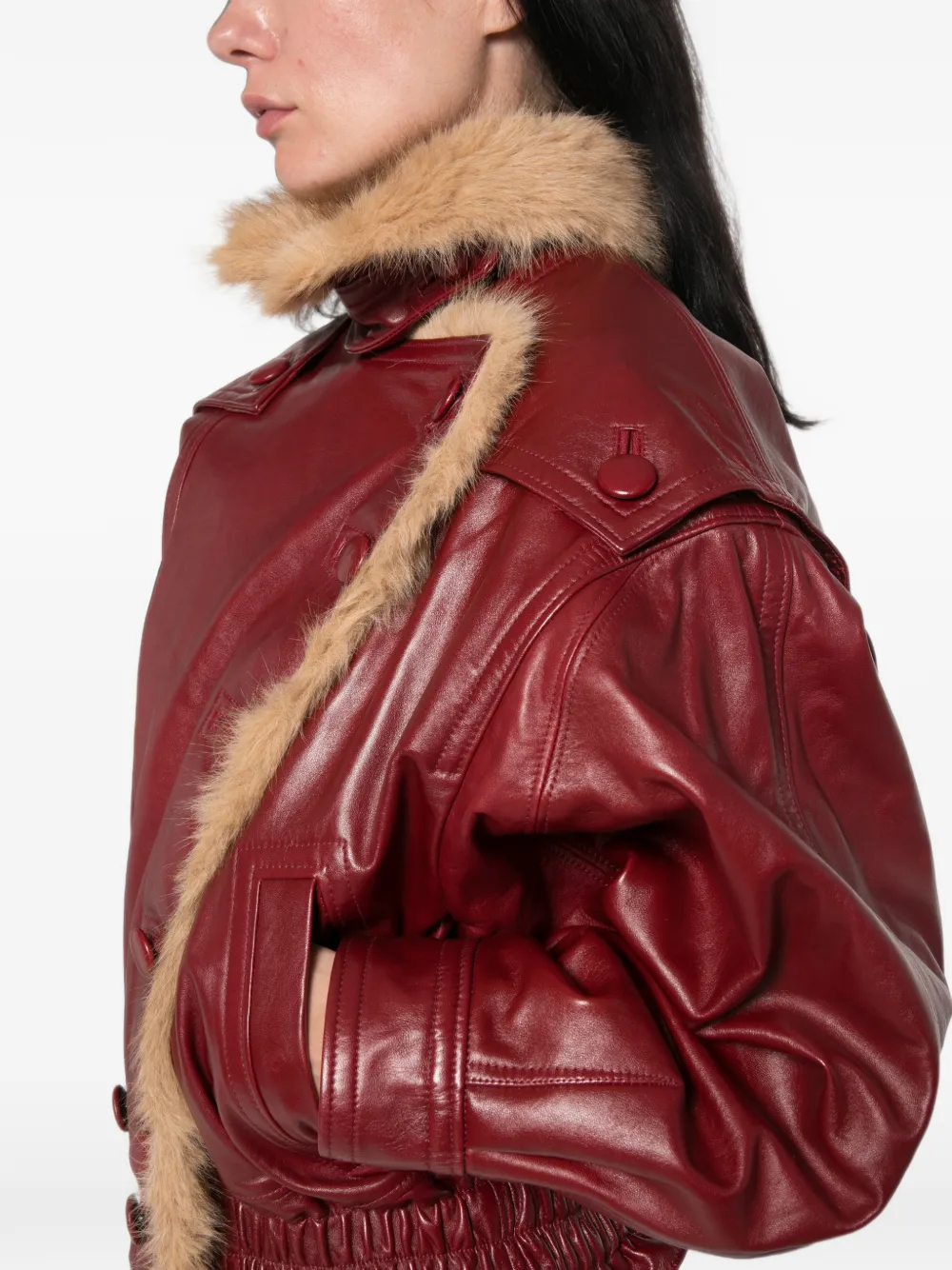 ISABEL MARANT Valina glanzend jack Rood