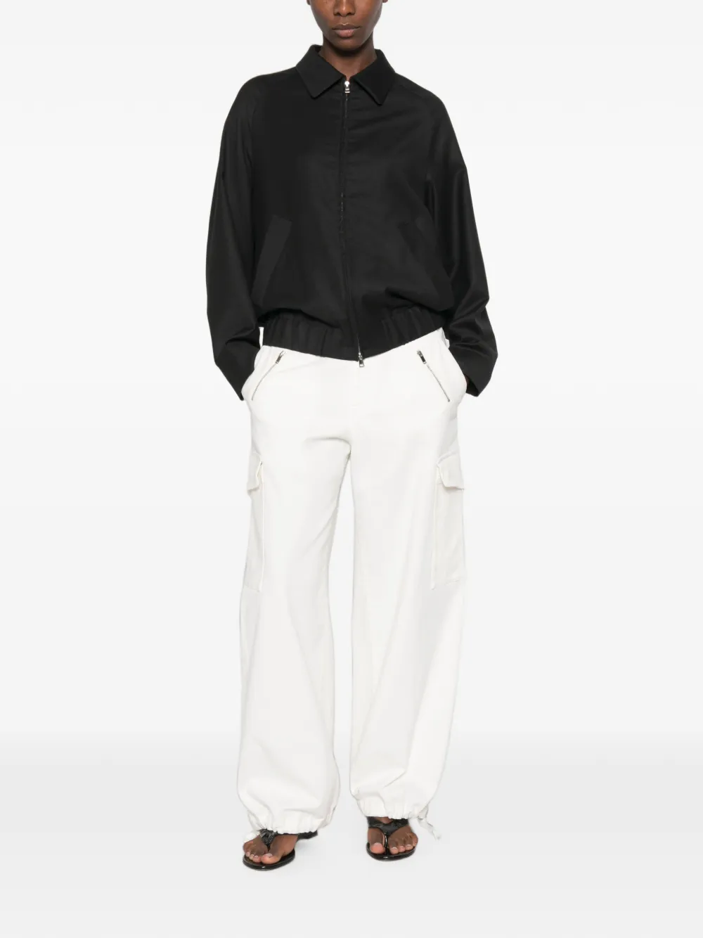 Barena Cargo broek Wit