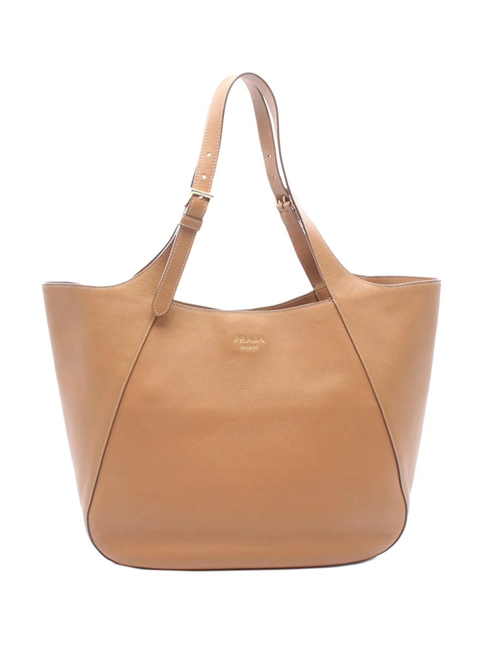 Prada Pre-Owned 2023 Leather tote bag - Marrone