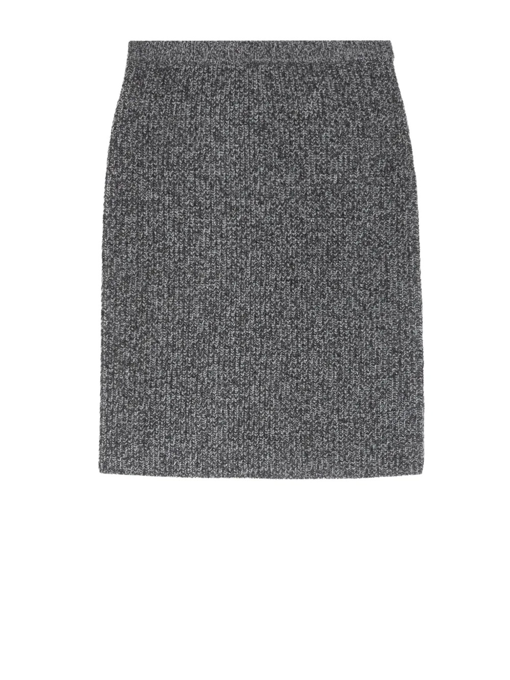 ASPESI marl-knit pencil mini skirt Grijs