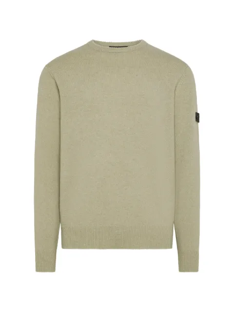 Peuterey logo-patch crew-neck sweater