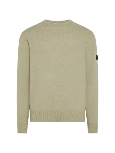 Peuterey logo-patch crew-neck sweater