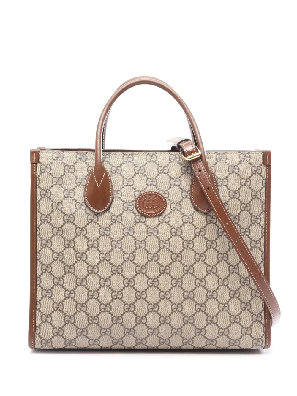 Gucci Pre-Owned Borsa tote GG piccola in tessuto GG Supreme 2016-2026 - Toni neutri