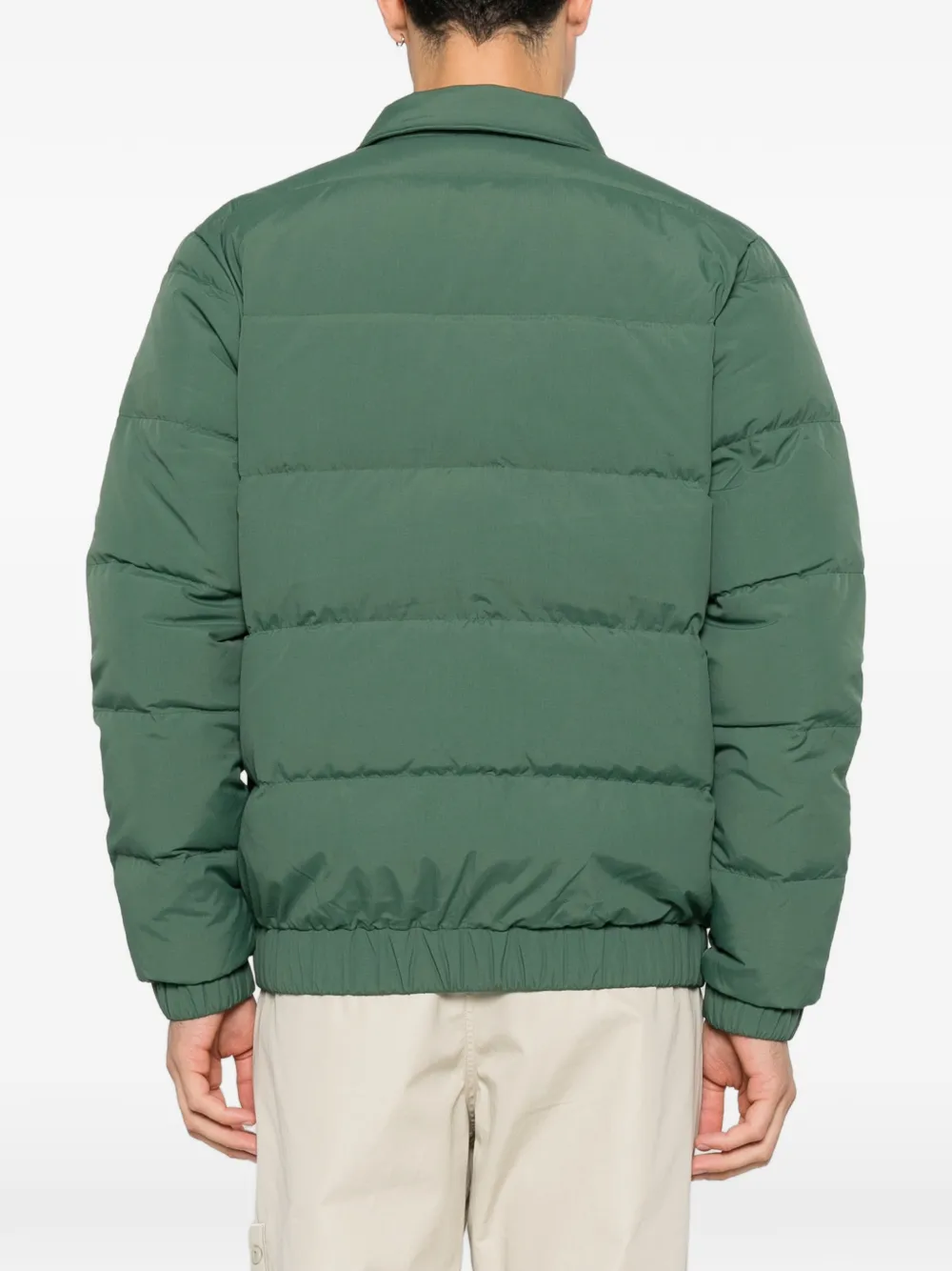 Patagonia Gewatteerd jack met logopatch Groen