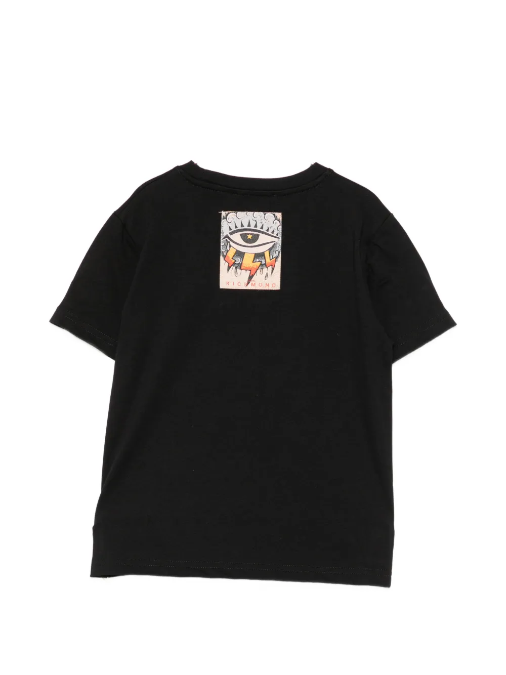 John Richmond Junior T-shirt met print Zwart