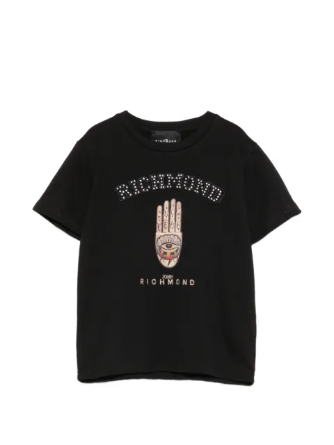 John Richmond Junior embellished graphic-print T-shirt