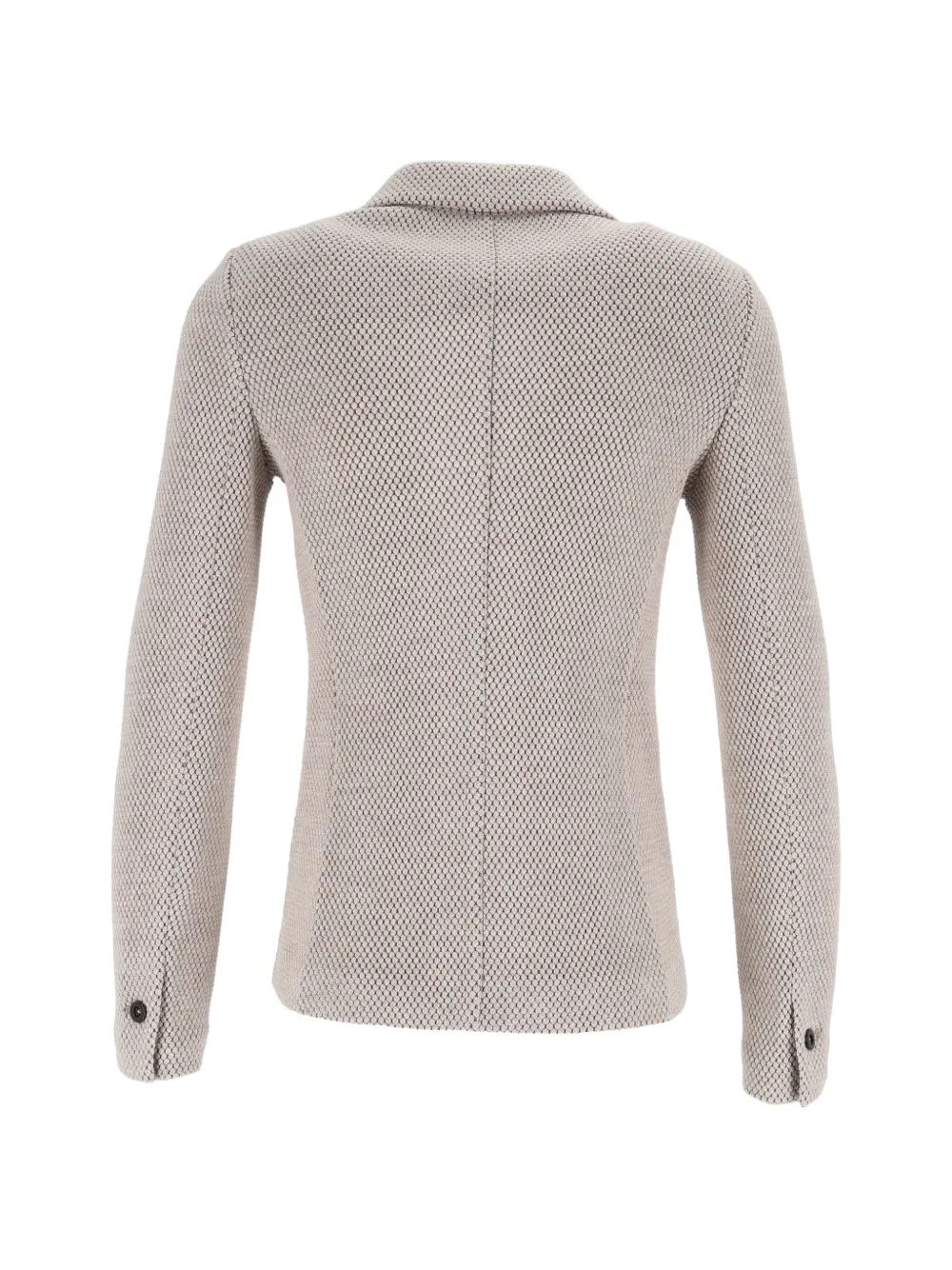 Circolo 1901 Wafelgebreide blazer met gekerfde revers Grijs
