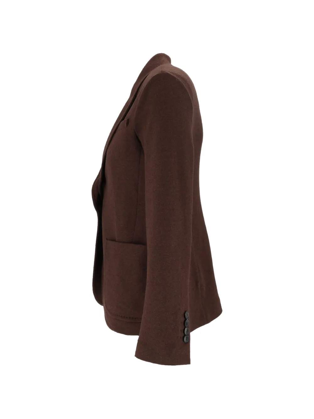 Circolo 1901 single-breasted notched-lapel blazer Bruin