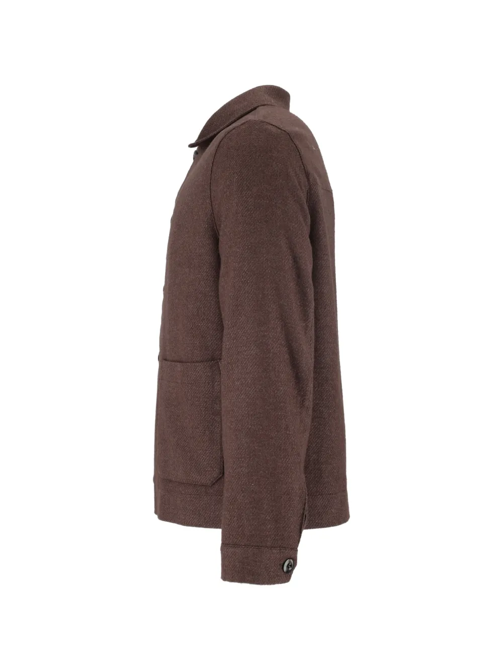 Circolo 1901 long-sleeve patch-pocket shirt jacket Bruin