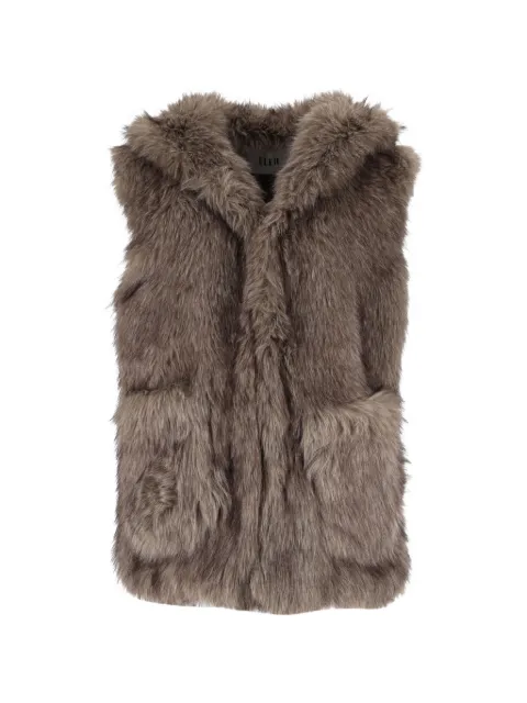 Eleh faux-fur hooded gilet