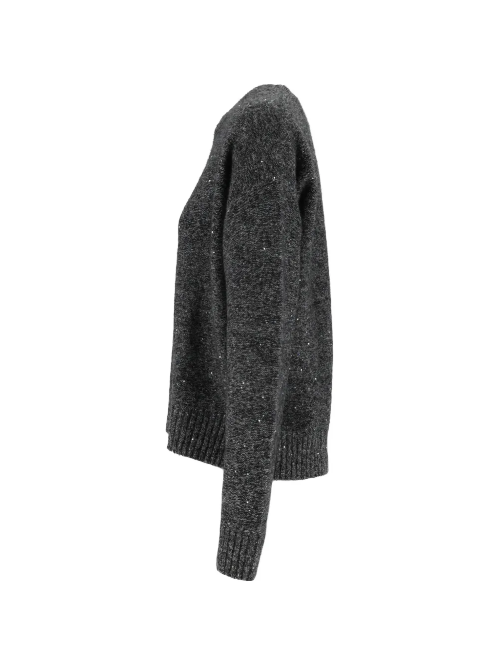 Eleh sequin-embellished long-sleeve sweater Grijs