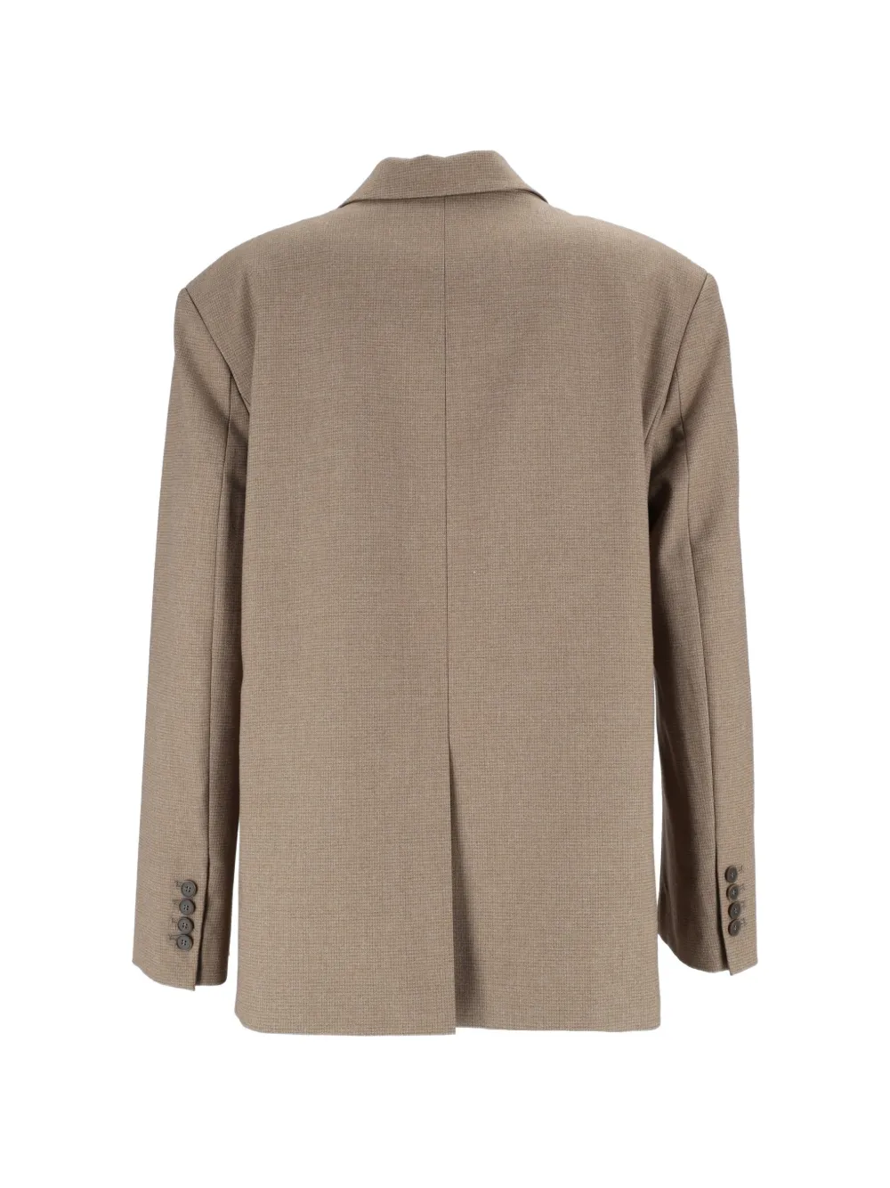Eleh notched-lapels blazer Bruin