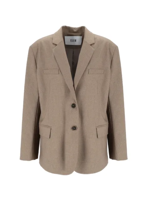 Eleh notched-lapels blazer
