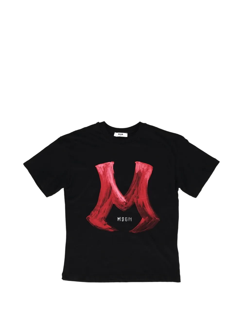 MSGM Kids logo-print cotton T-shirt - Nero