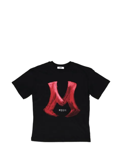 MSGM Kids logo-print cotton T-shirt