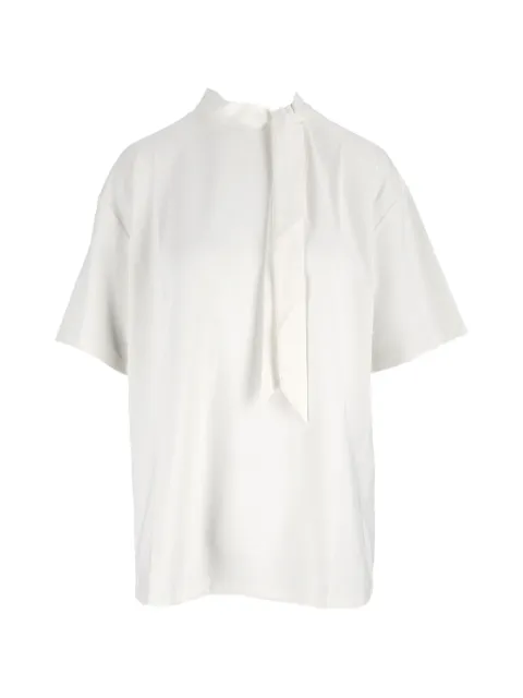 Eleh t-shirt manches courtes à col lavallière