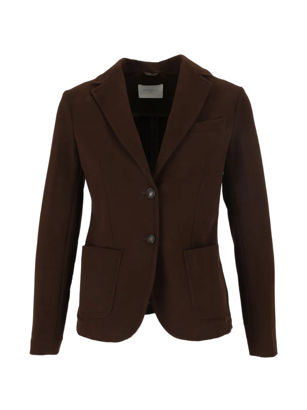 Circolo 1901 slim-fit fleece blazer Bruin