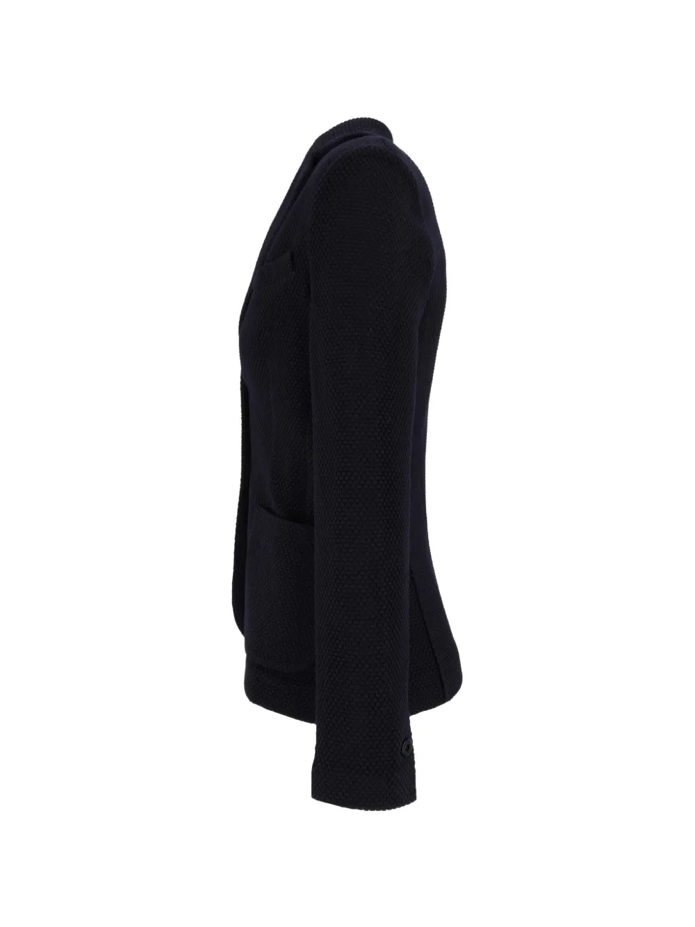 Circolo 1901 slim-fit waffle-knit jacket Blauw