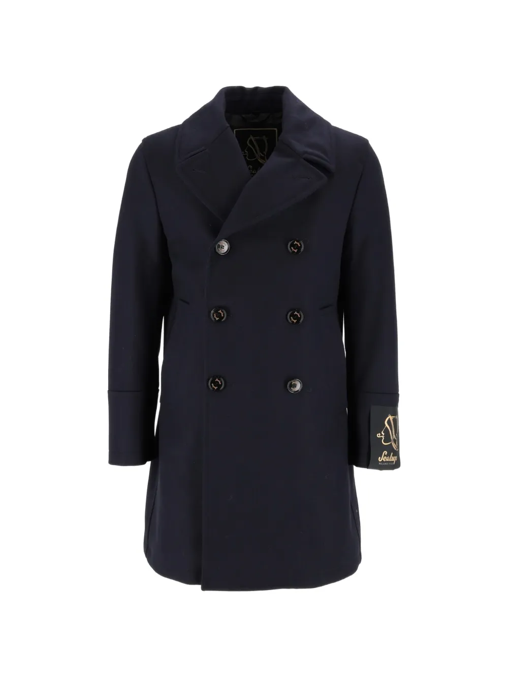 Sealup Genova wool pea coat - Blau