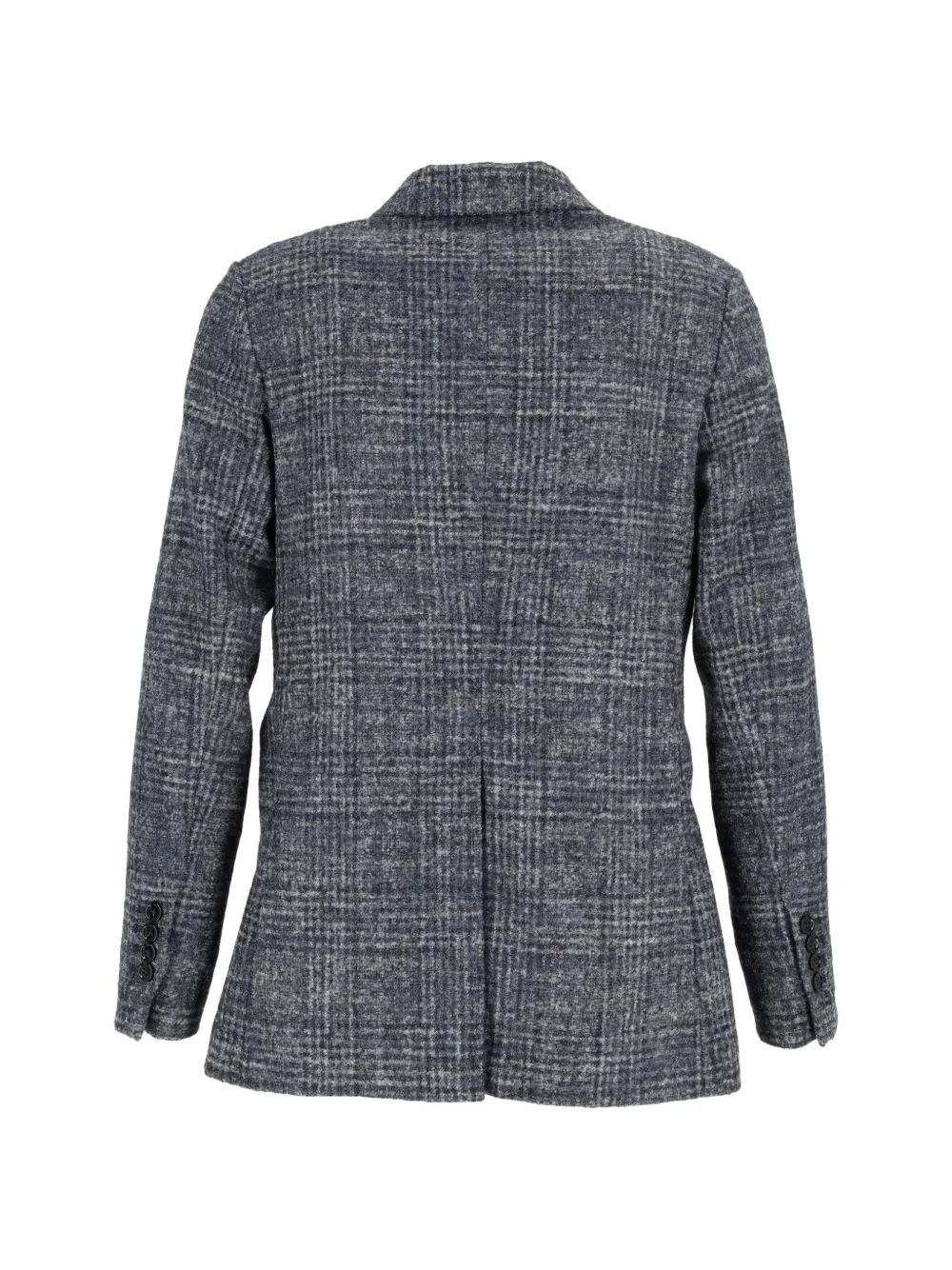 Circolo 1901 double-breasted check blazer Blauw