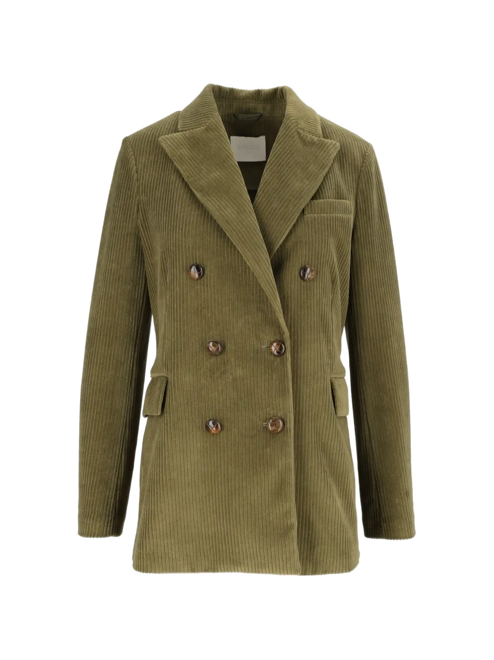 Circolo 1901 double-breasted corduroy blazer - Verde