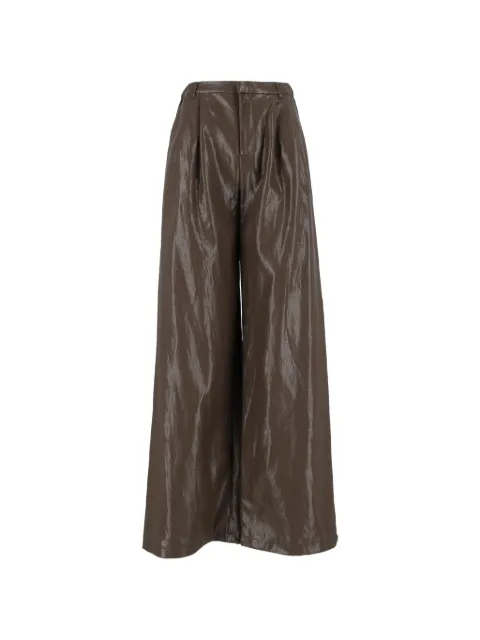 Eleh pleated wide-leg trousers