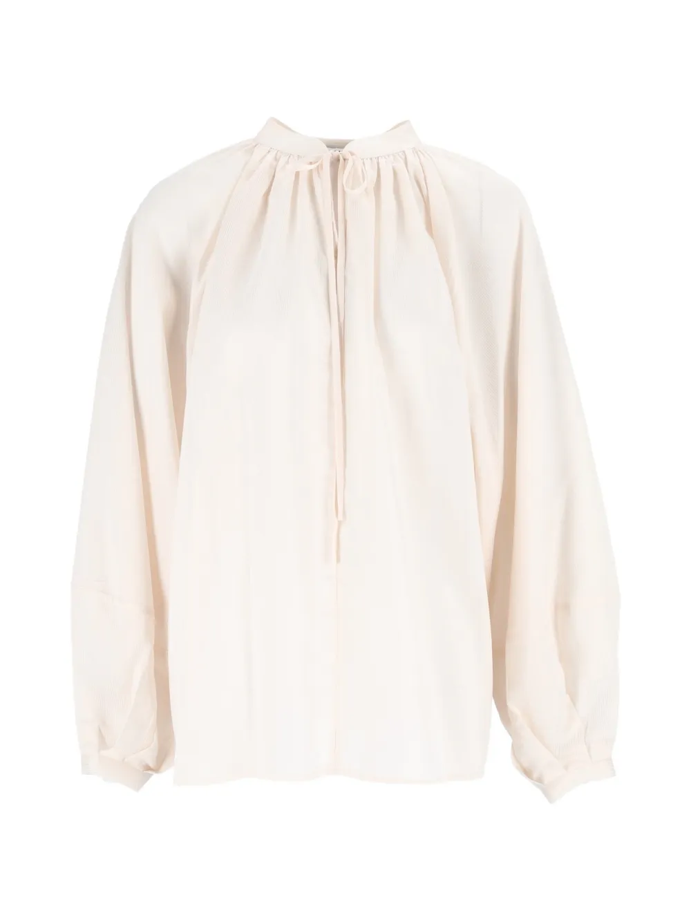 Eleh Tie-neck Gathered Blouse In Multi