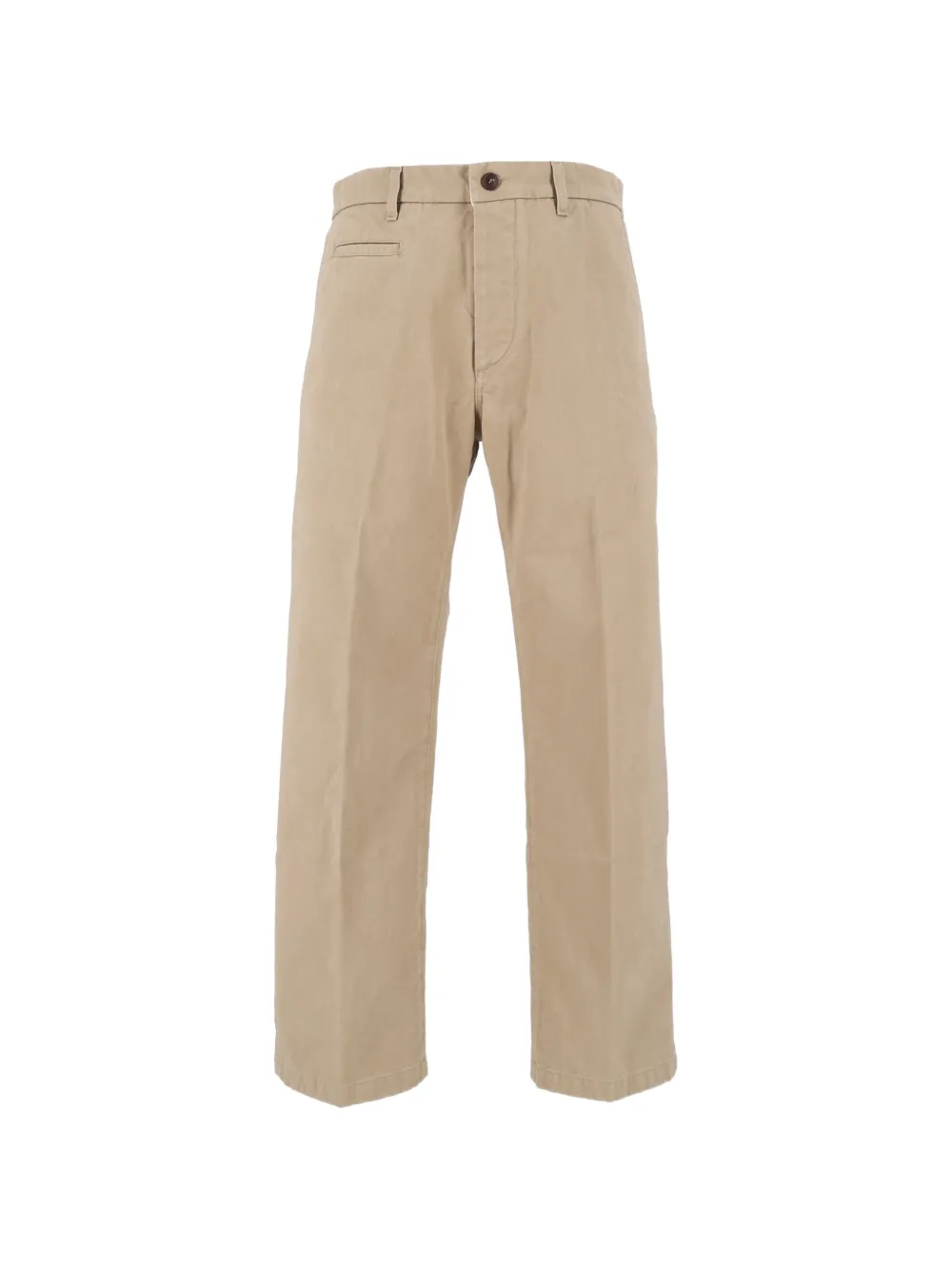 TELA GENOVA Renzo Gabardine Heritage chino trousers - Nude
