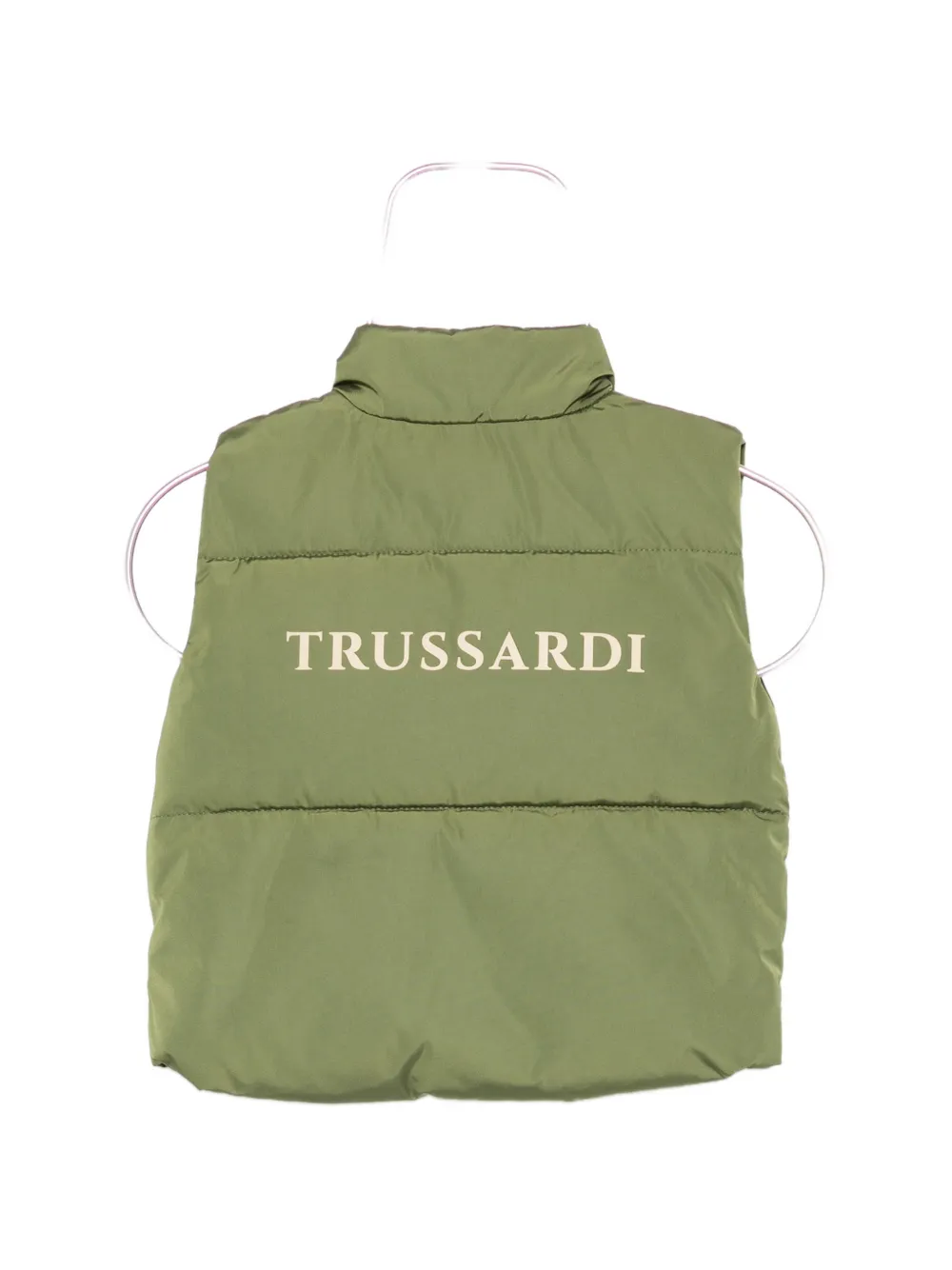 TRUSSARDI JUNIOR Bodywarmer met logoprint Groen