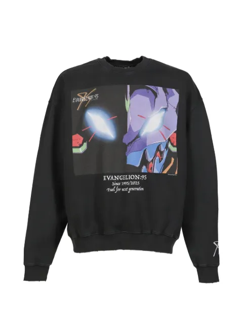 EVANGELI0N 95 graphic-print cotton sweatshirt