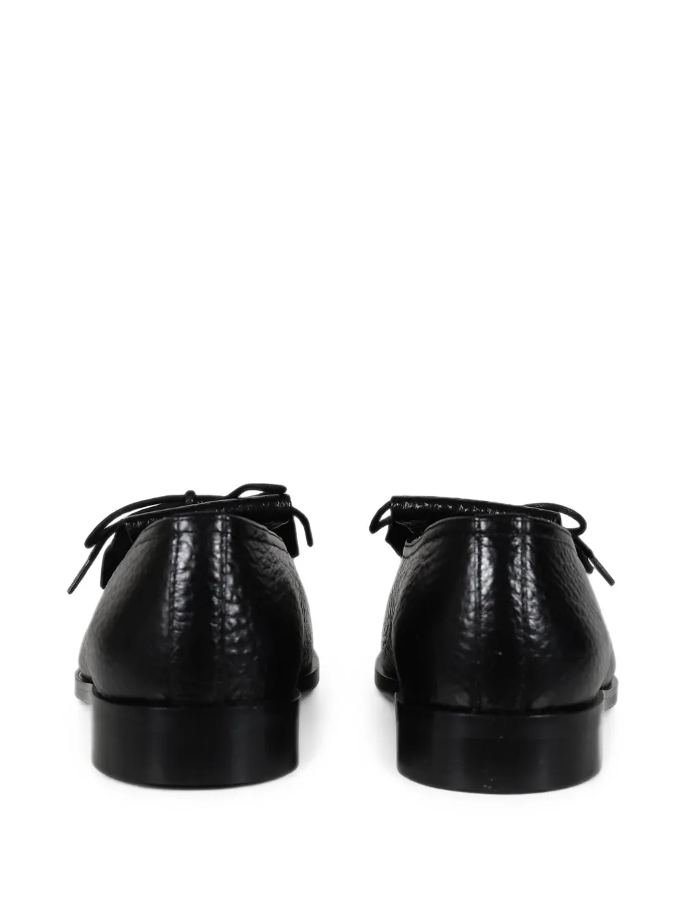 Jacques Solovière Paris Matt Kilt fringed loafers Zwart