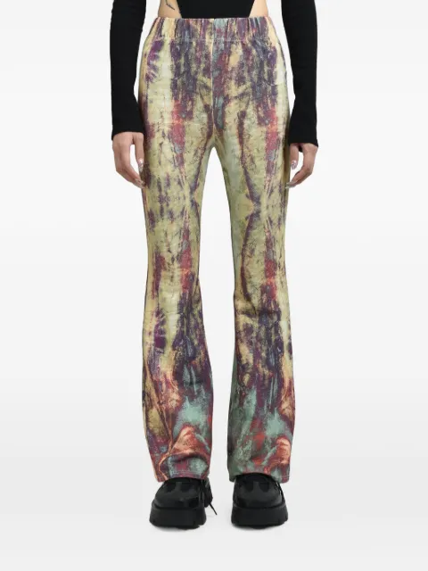 VIVAMUS Earth tie-dye flared trousers