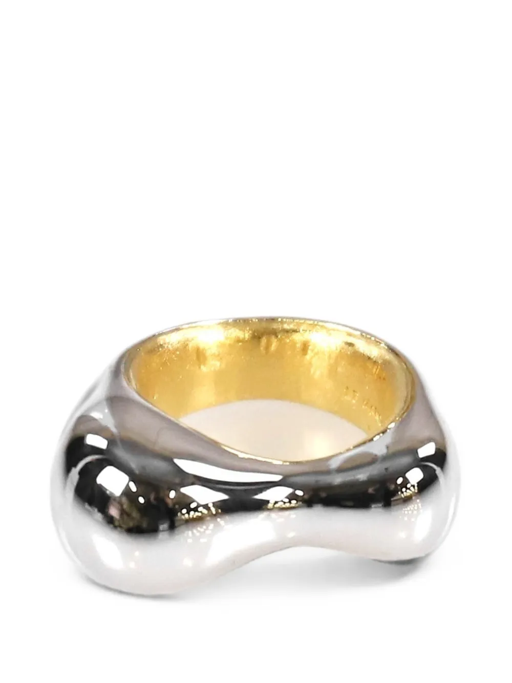 LE MANDORLE Lava ring - Silber