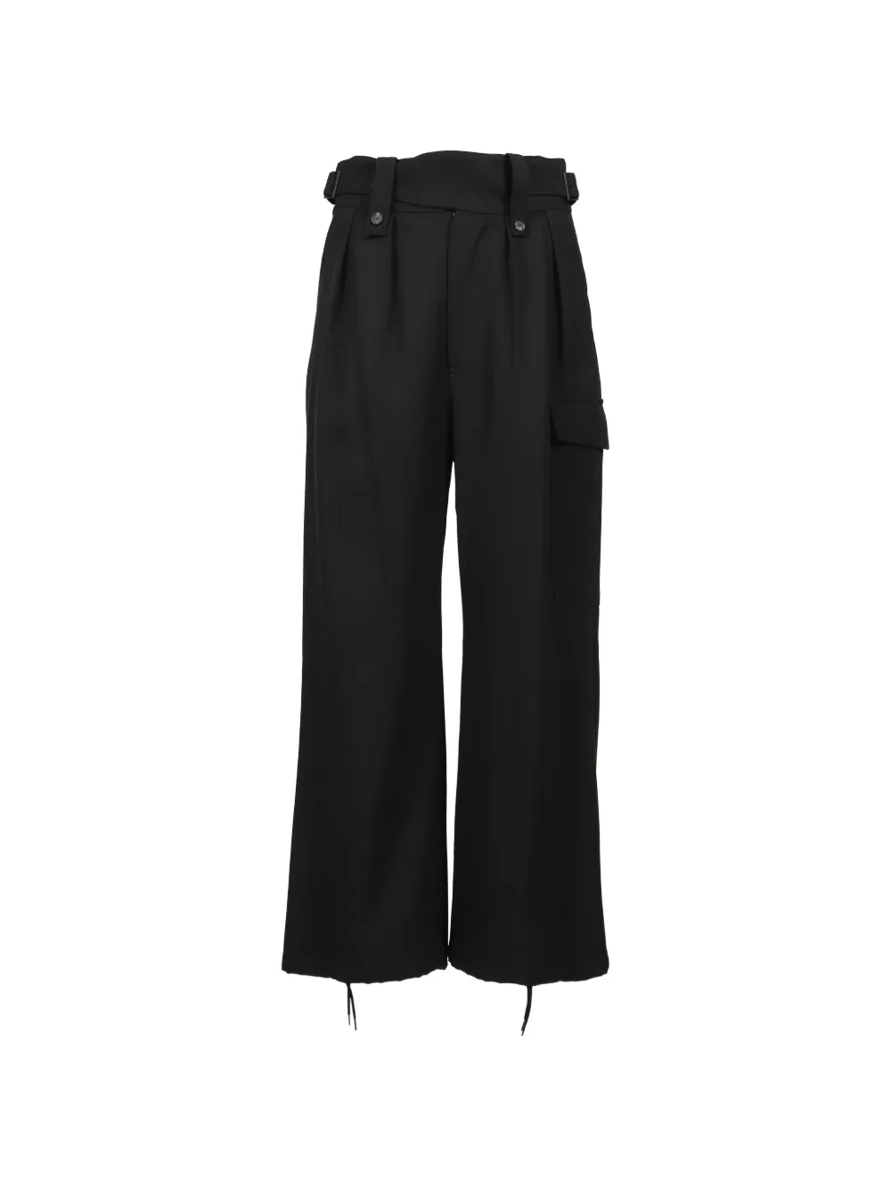 SUBLATIONS Gurkha wide-leg trousers - Schwarz