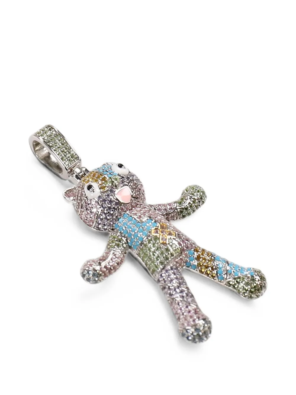 COMFORT Piyong hanger verfraaid met kristallen Zilver