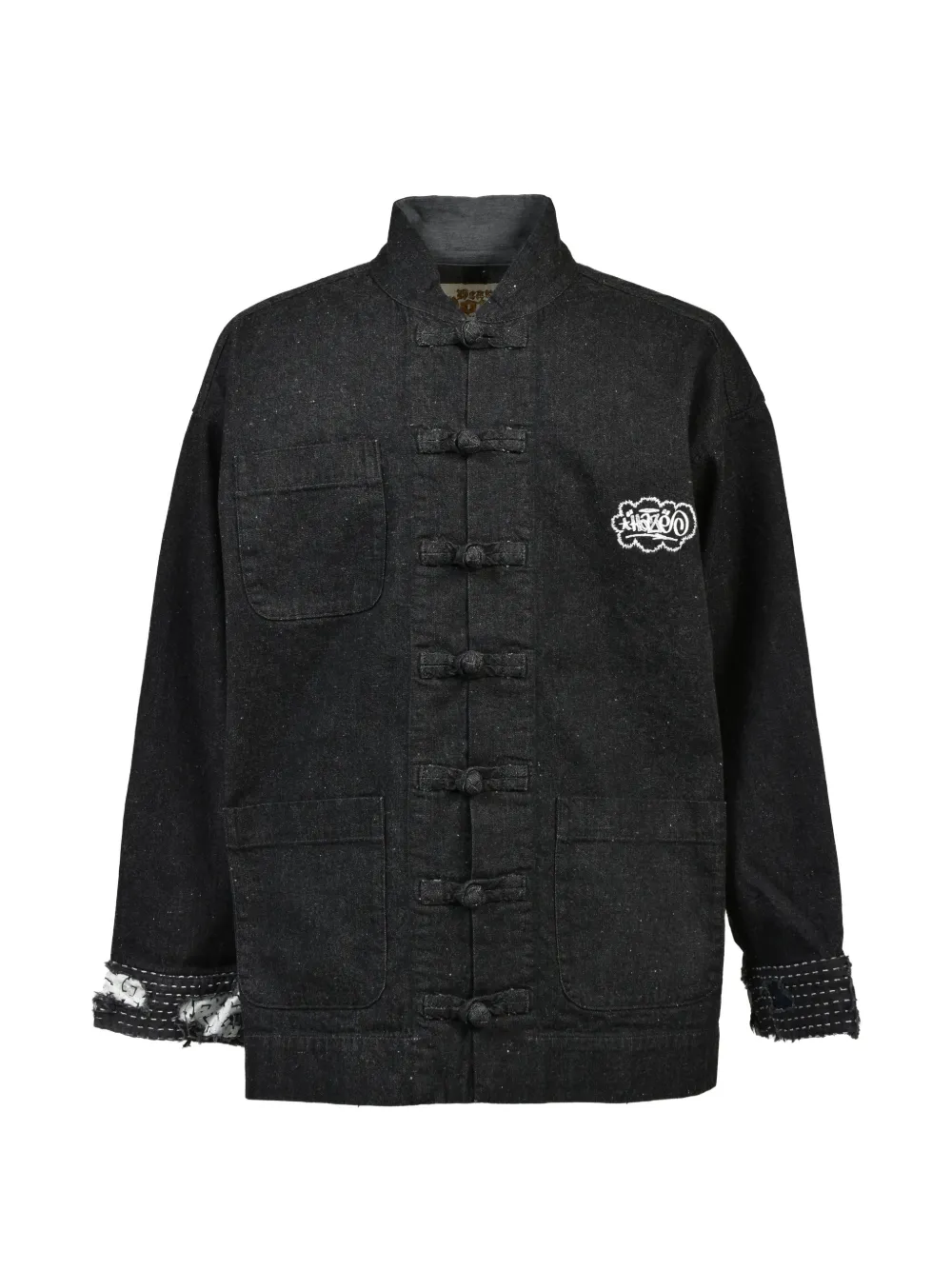 Dear BORO x Eric Haze Kung-Fu denim jacket - Schwarz
