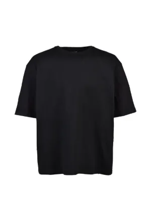 Comme Des Garçons Shirt Asymmetric zip-detail T-shirt | Black