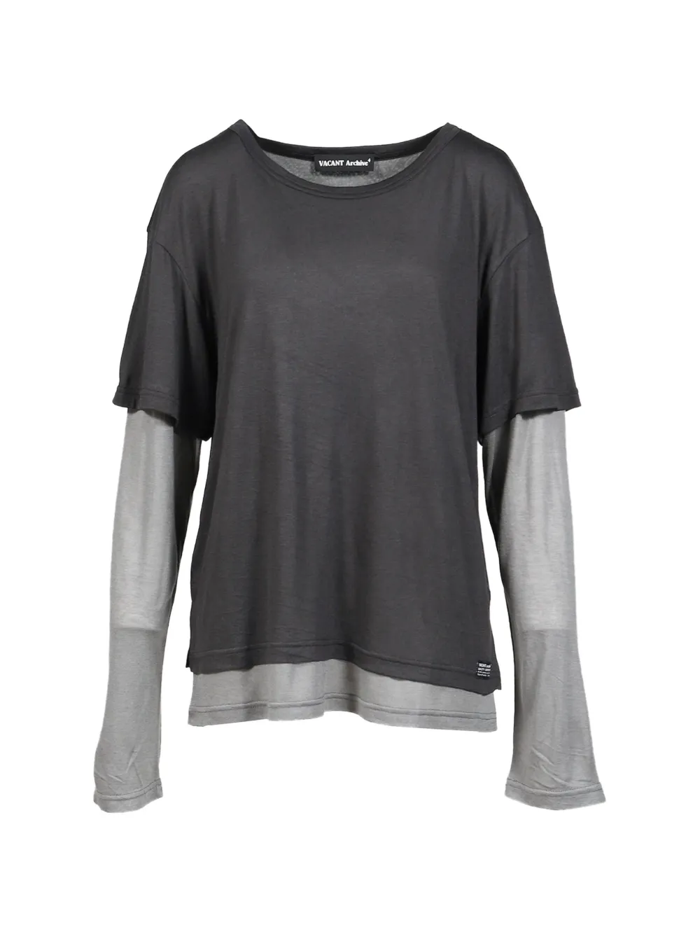 Post Archive Faction T-shirt con design a strati - Nero