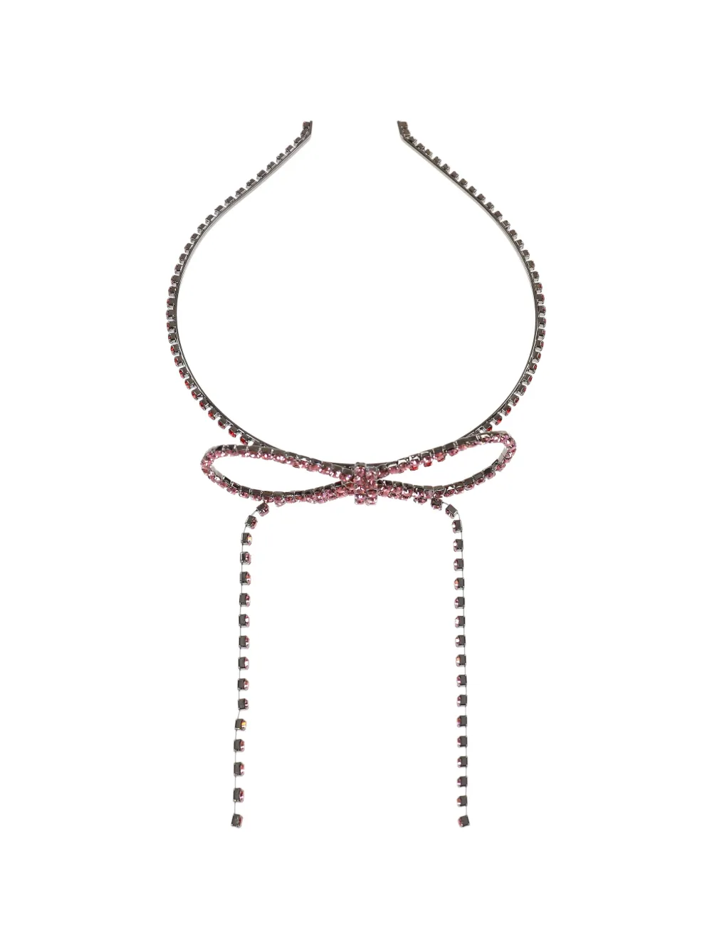 YELLOWSWALLOW crystal-embellished ribbon hairband