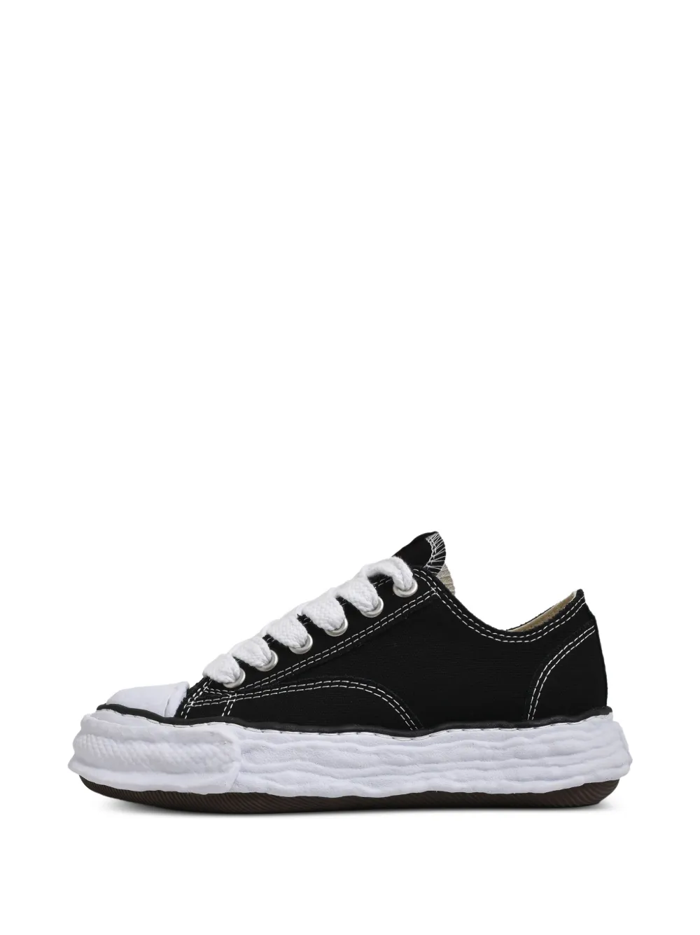 Maison MIHARA YASUHIRO "PETERSON23" OG canvas low-top sneakers Zwart