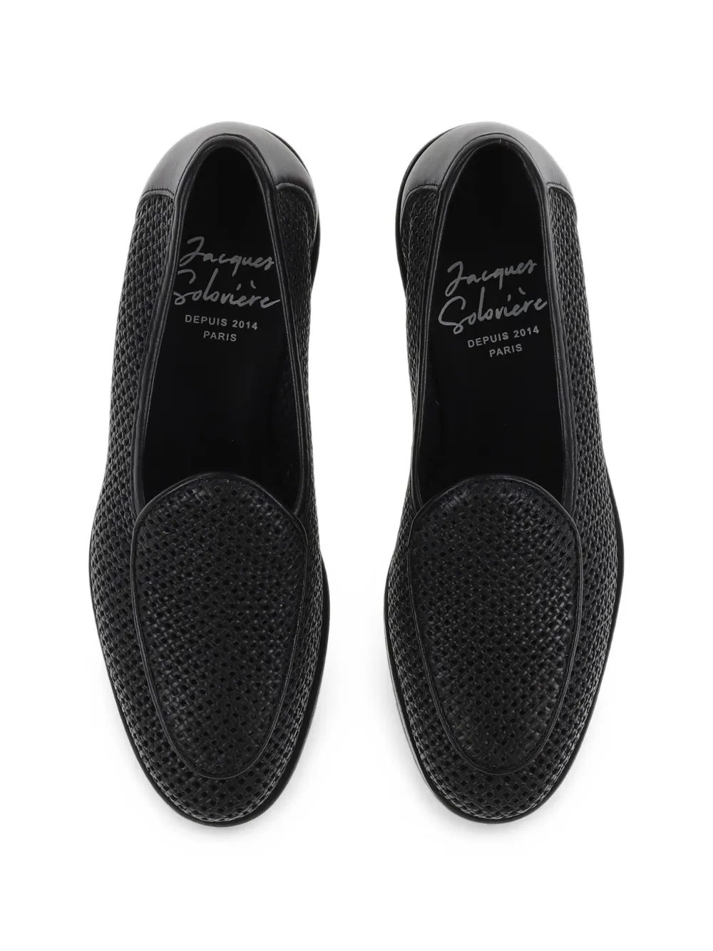Jacques Solovière Paris Jacques New perforated loafers Zwart