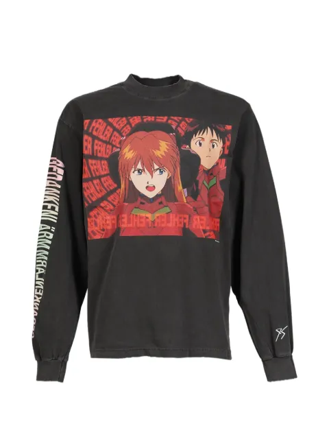 EVANGELI0N 95 graphic-print long-sleeve T-shirt