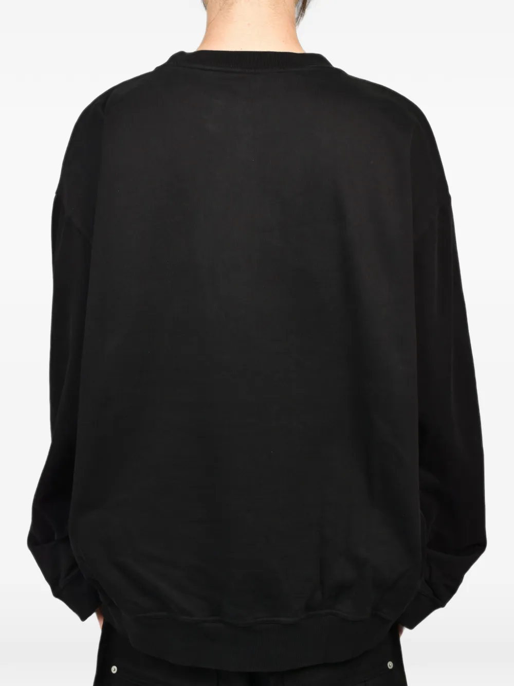 marina yee oversized sweater Zwart