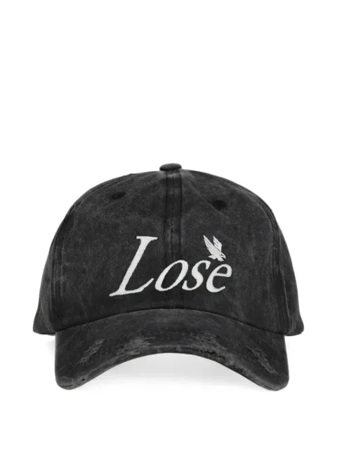 CAPTURE GALLERY distressed embroidered cap