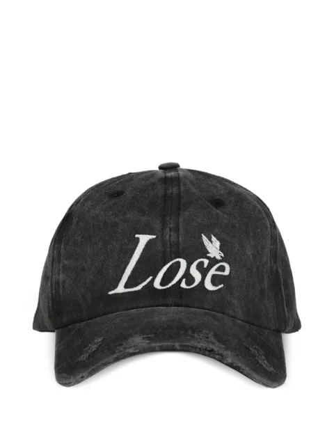 CAPTURE GALLERY distressed embroidered cap