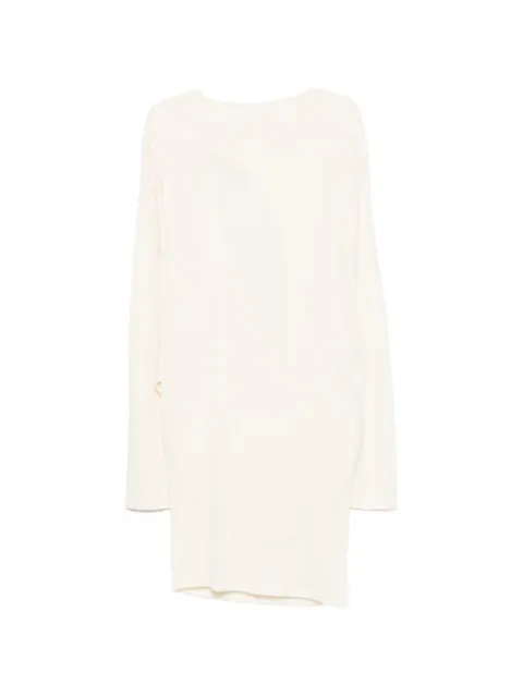 Jacquemus draped open-back mini dress