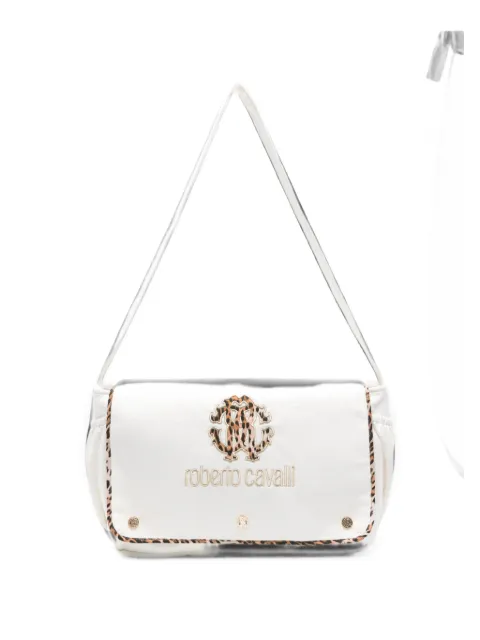 Roberto Cavalli Junior RC Monogram leopard-print changing bag